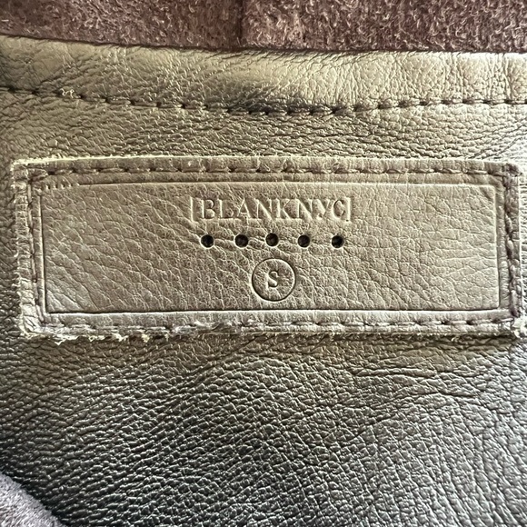 BLANK NYC black jacket small asymmetrical - Picture 7 of 7